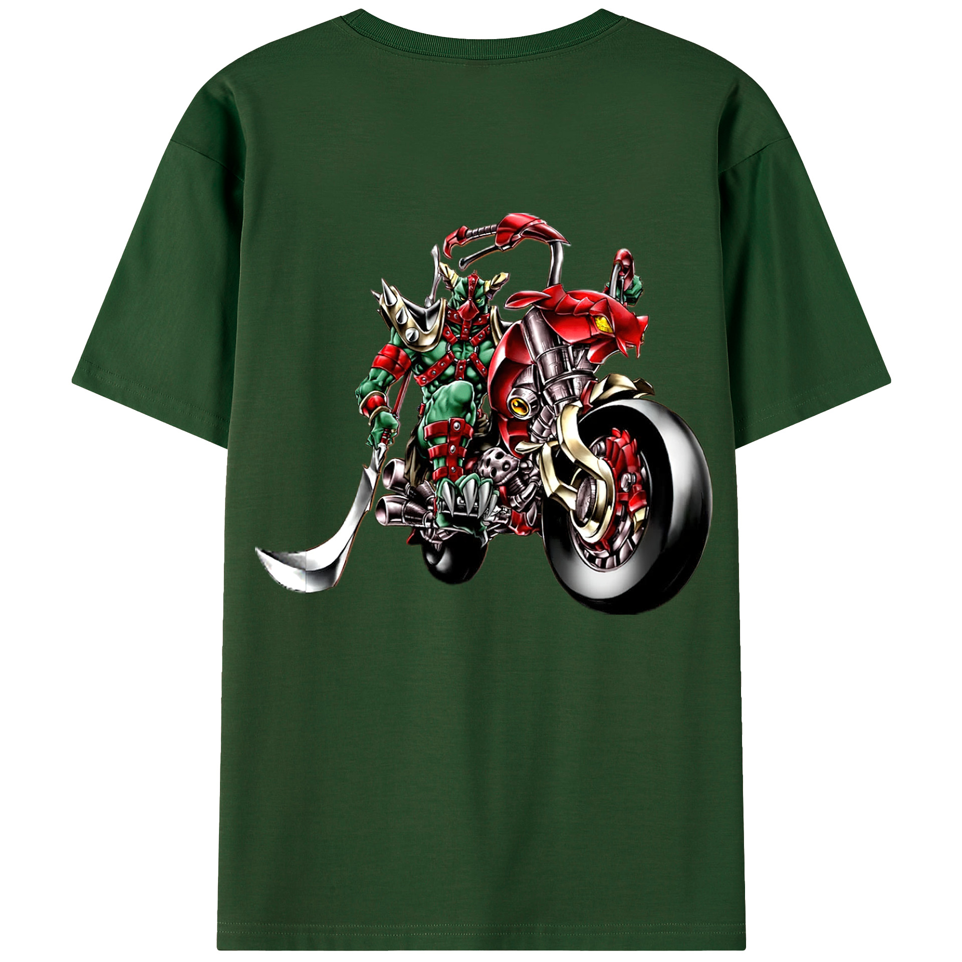 （画像用） 遊☆戯☆王 Yu-Gi-Oh! 綿100％半袖Tシャツ（背面プリント）